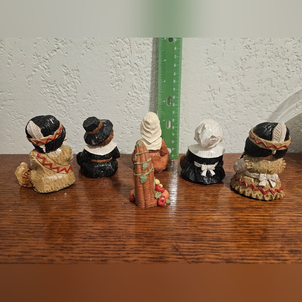 Ventage Thanksgiving Decor Holiday Figurine Set of 6 Festive - Picture 4 of 5
